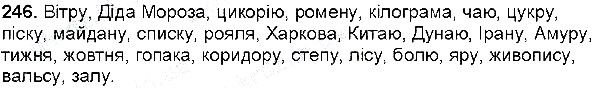 Вправа 246 українська мова 6 клас Глазова 2014