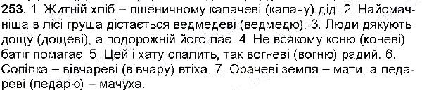 Вправа 253 українська мова 6 клас Глазова 2014