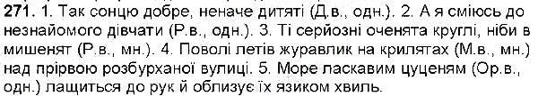 Вправа 271 українська мова 6 клас Глазова 2014