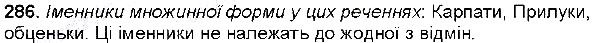 Вправа 286 українська мова 6 клас Глазова 2014