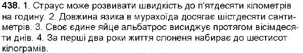 Вправа 438 українська мова 6 клас Глазова 2014