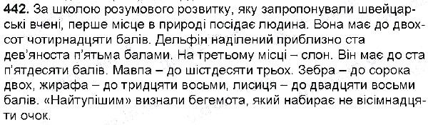 Вправа 442 українська мова 6 клас Глазова 2014