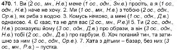 Вправа 470 українська мова 6 клас Глазова 2014