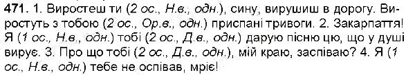 Вправа 471 українська мова 6 клас Глазова 2014