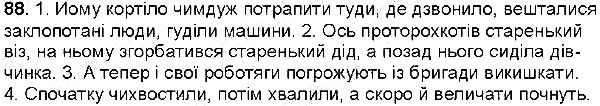 Вправа 88 українська мова 6 клас Глазова 2014