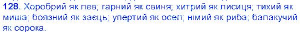 Вправа 128 українська мова 6 клас Єрмоленко 2014