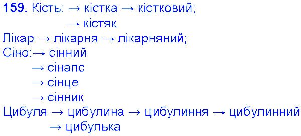 Вправа 159 українська мова 6 клас Єрмоленко 2014