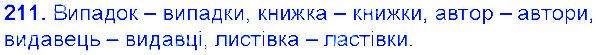Вправа 211 українська мова 6 клас Єрмоленко 2014