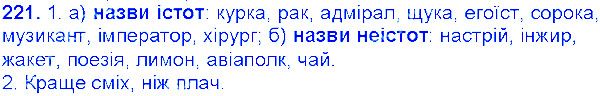 Вправа 221 українська мова 6 клас Єрмоленко 2014