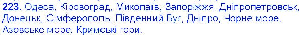 Вправа 223 українська мова 6 клас Єрмоленко 2014