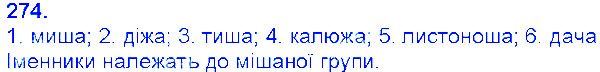 Вправа 274 українська мова 6 клас Єрмоленко 2014