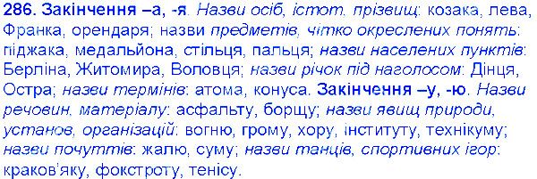 Вправа 286 українська мова 6 клас Єрмоленко 2014