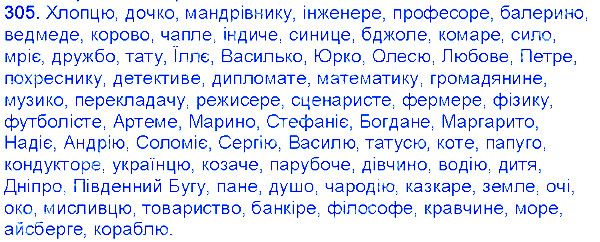 Вправа 305 українська мова 6 клас Єрмоленко 2014