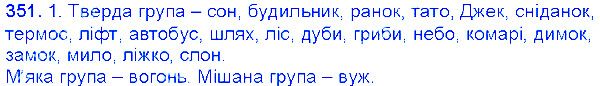 Вправа 351 українська мова 6 клас Єрмоленко 2014