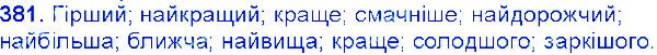 Вправа 381 українська мова 6 клас Єрмоленко 2014