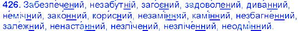 Вправа 426 українська мова 6 клас Єрмоленко 2014