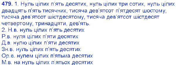 Вправа 479 українська мова 6 клас Єрмоленко 2014
