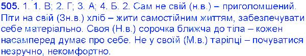 Вправа 505 українська мова 6 клас Єрмоленко 2014