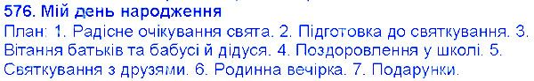 Вправа 576 українська мова 6 клас Єрмоленко 2014