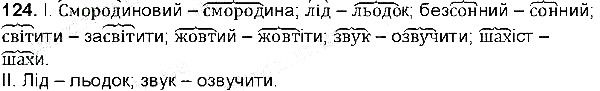Вправа 124 українська мова 6 клас Заболотний 2014