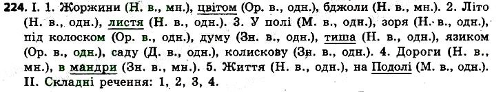Вправа 224 українська мова 6 клас Заболотний 2014