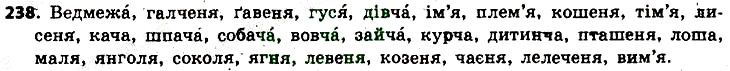 Вправа 238 українська мова 6 клас Заболотний 2014