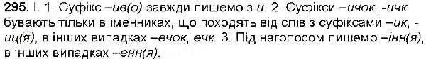 Вправа 295 українська мова 6 клас Заболотний 2014