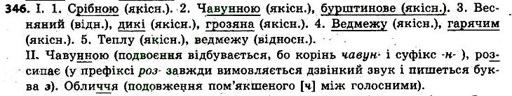 Вправа 346 українська мова 6 клас Заболотний 2014