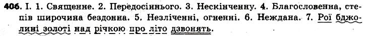 Вправа 406 українська мова 6 клас Заболотний 2014