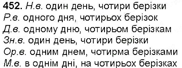 Вправа 452 українська мова 6 клас Заболотний 2014