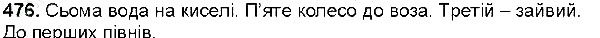 Вправа 476 українська мова 6 клас Заболотний 2014