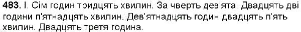 Вправа 483 українська мова 6 клас Заболотний 2014