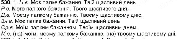 Вправа 538 українська мова 6 клас Заболотний 2014