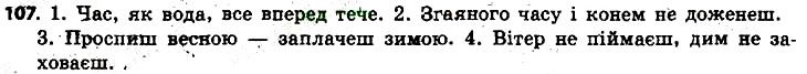 Вправа 107 українська мова 6 клас Заболотний 2014
