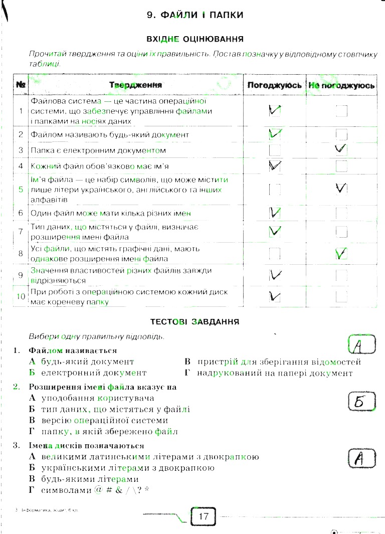 Сторінка 17 інформатика 6 клас Морзе 2014