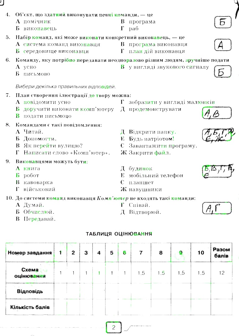 Сторінка 2 інформатика 6 клас Морзе 2014