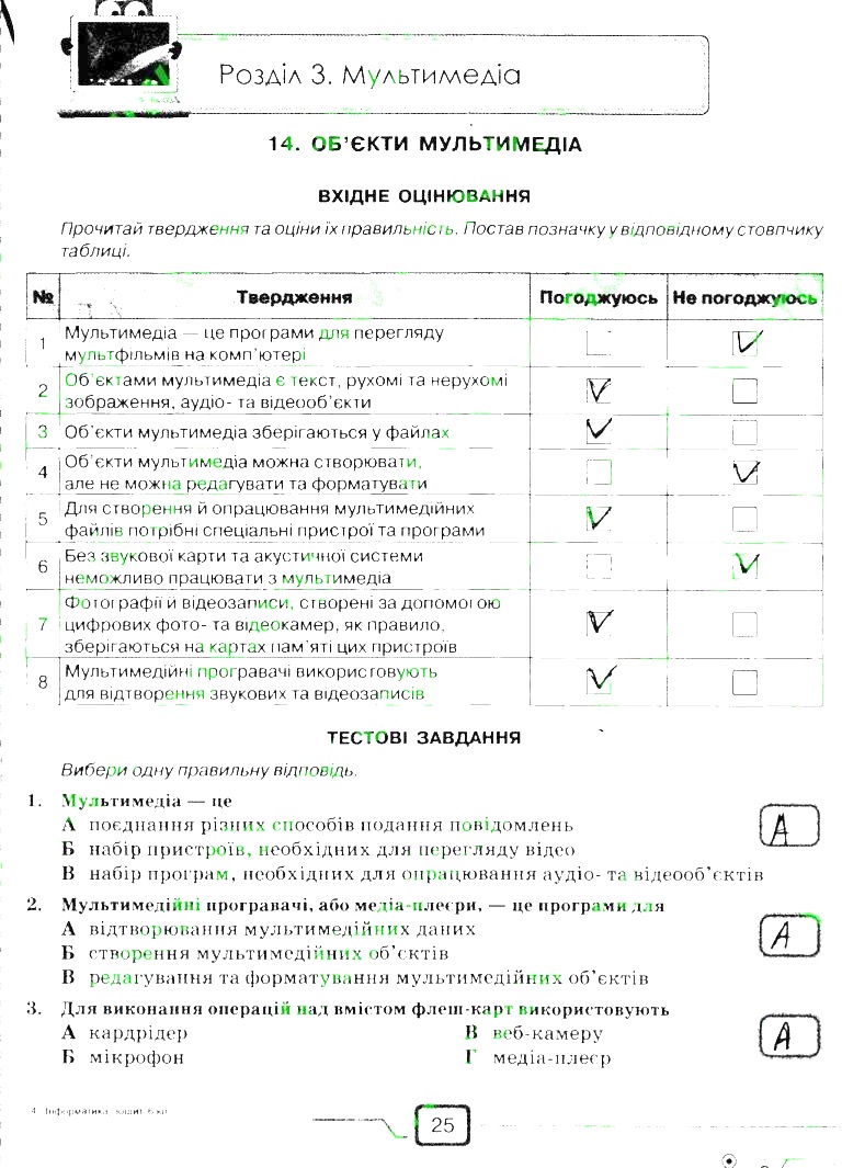 Сторінка 25 інформатика 6 клас Морзе 2014