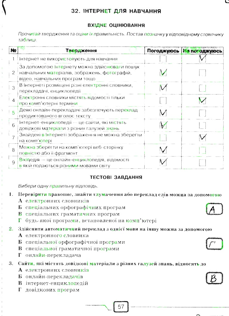 Сторінка 57 інформатика 6 клас Морзе 2014
