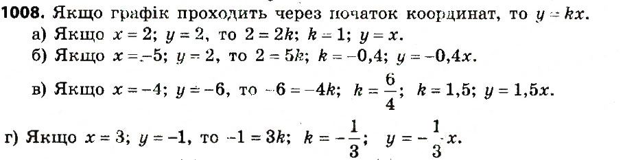 Вправа 1008 алгебра 7 клас Бевз 2015