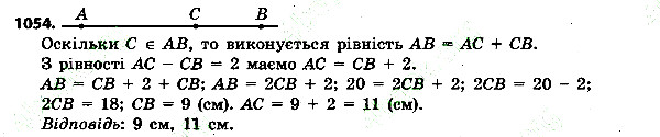 Вправа 1054 алгебра 7 клас Тарасенкова 2015