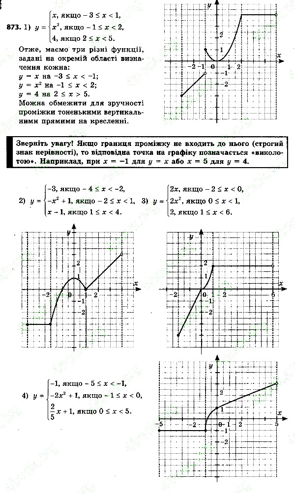 Вправа 873 алгебра 7 клас Тарасенкова 2015