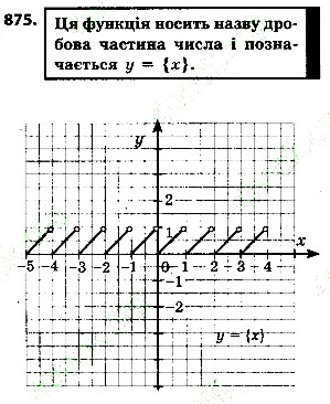 Вправа 875 алгебра 7 клас Тарасенкова 2015