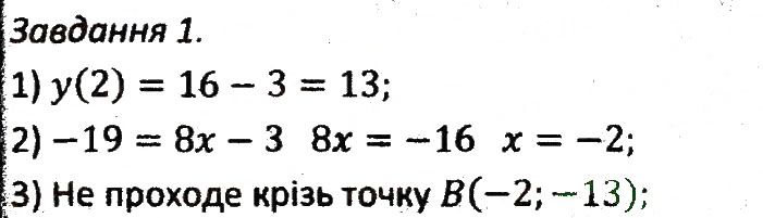 Контрольна Робота 6. Варіант 1. Завдання 1 алгебра 7 клас Мерзляк 2015