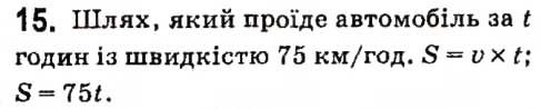 Вправа 15 алгебра 7 клас Кравчук 2015