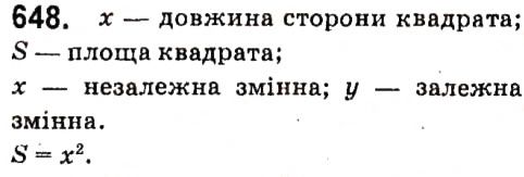 Вправа 648 алгебра 7 клас Кравчук 2015