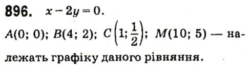 Вправа 896 алгебра 7 клас Кравчук 2015