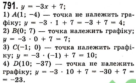 Вправа 791 алгебра 7 клас Істер 2015