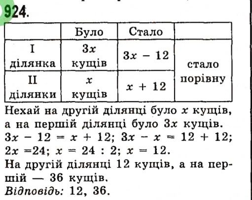 Вправа 924 алгебра 7 клас Істер 2015