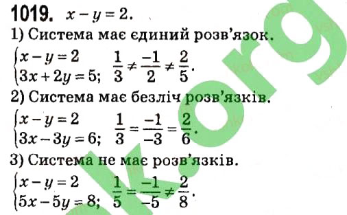 Вправа 1019 алгебра 7 клас Мерзляк 2015