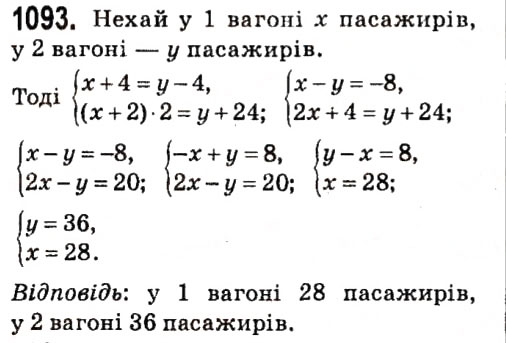 Вправа 1093 алгебра 7 клас Мерзляк 2015